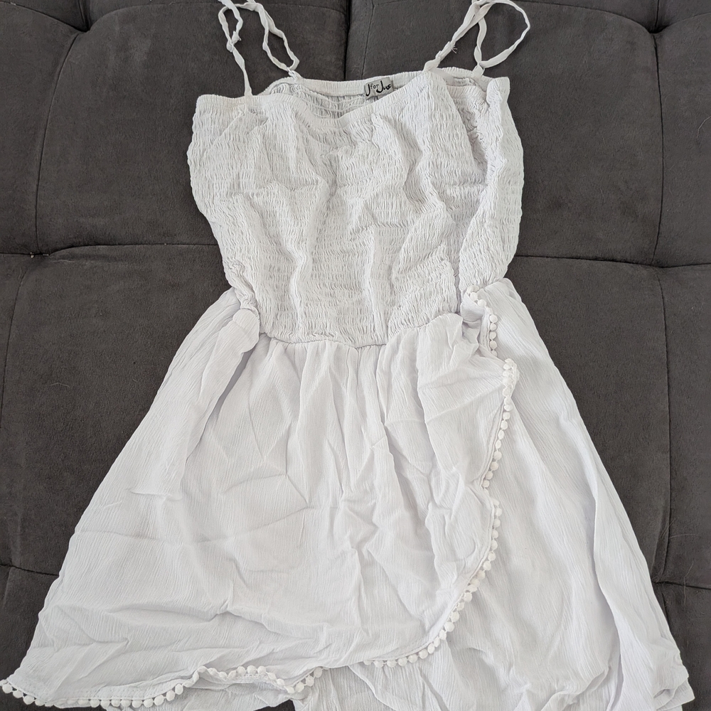 Justify White Kids Casual Romper